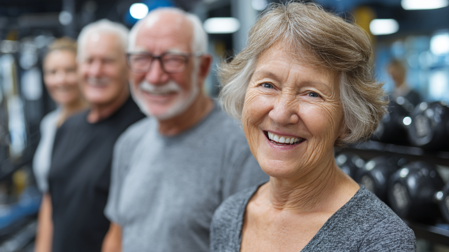 Старші люди насолоджуються прогулянкою в парку